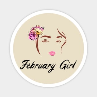 february girl Magnet